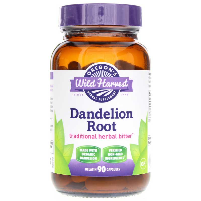 Oregons Wild Harvest Dandelion Root 90 Gel Capsules