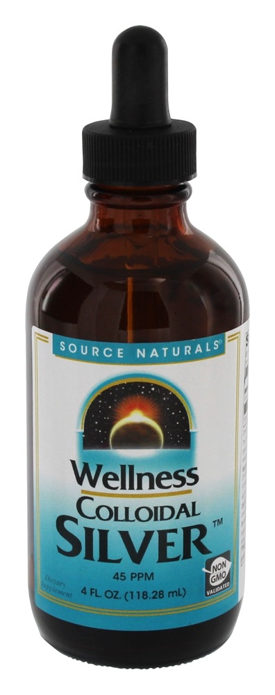 Source Naturals - Wellness Colloidal Silver 45 Ppm - 4 fl. oz.