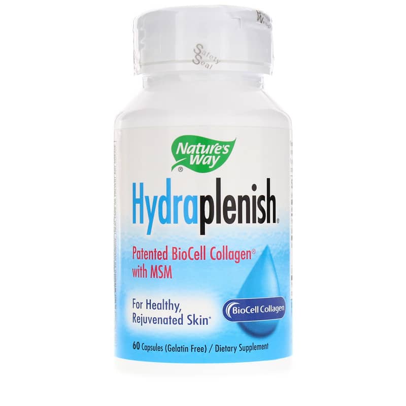Natures Way Hydraplenish BioCell Collagen & MSM 60 Capsules