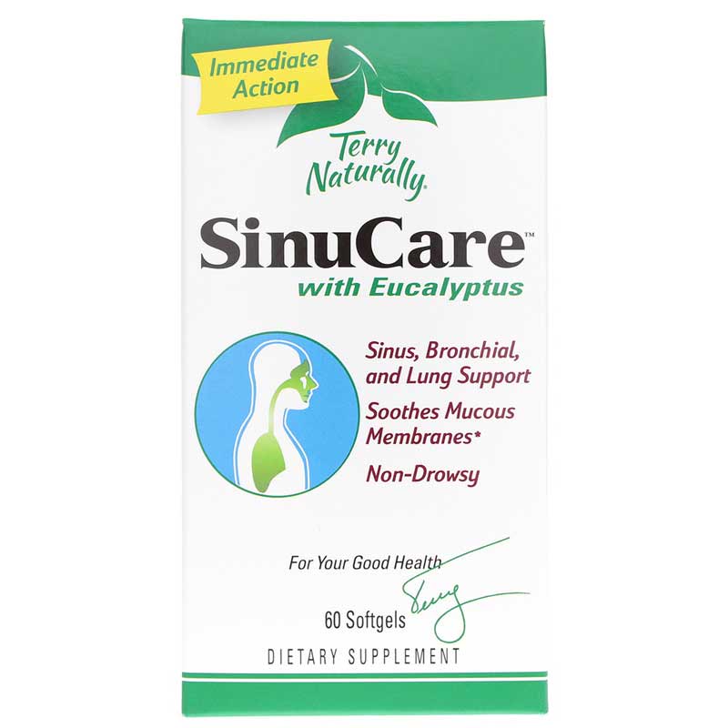 Terry Naturally SinuCare with Eucalyptus 60 Softgels