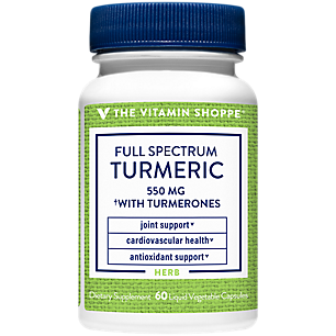 Full Spectrum Turmeric with Turmerones - Cardiovascular, Joint & Antioxidant Support - 550 MG (60 Liquid Capsules)