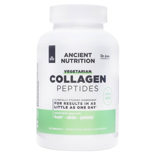 Ancient Nutrition - Vegetarian Collagen Peptides - 30 Tablets