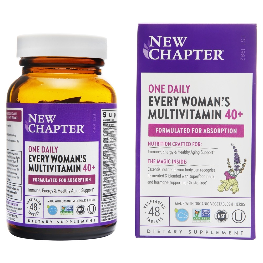 New Chapter - One Daily Every Woman's Multivitamin 40 - 48 Vegetarian Tablets