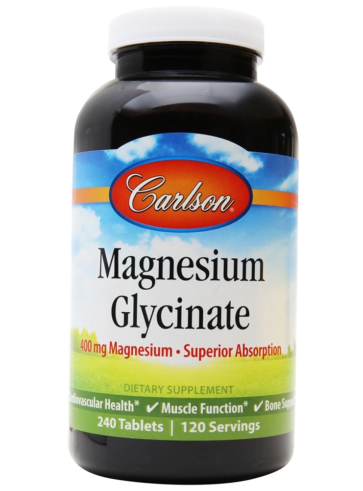 Carlson Labs - Magnesium Glycinate 400 mg. - 240 Tablets