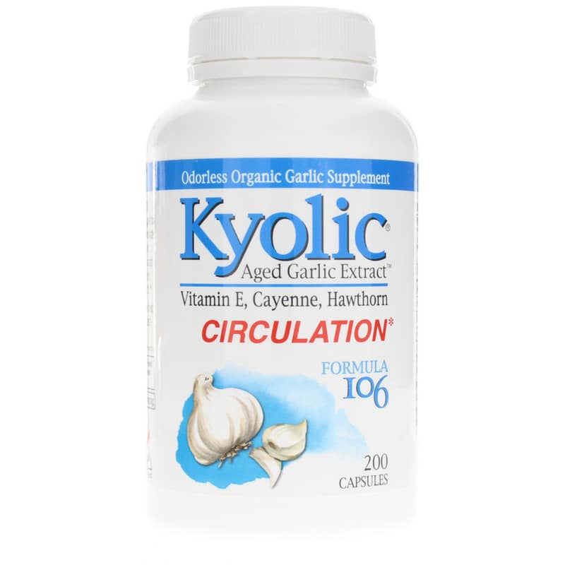 Kyolic Formula 106 Circulation 200 Capsules