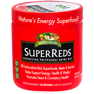 Super Reds - Energizing Polyphenol Drink Powder with Antioxidants (30 Servings)