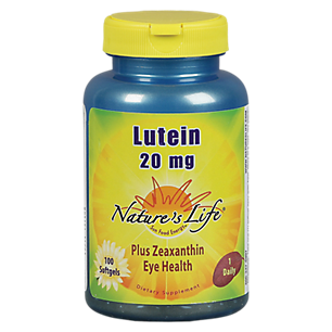 Lutein plus Zeaxanthin for Eye Health - 20 MG (100 Softgels)