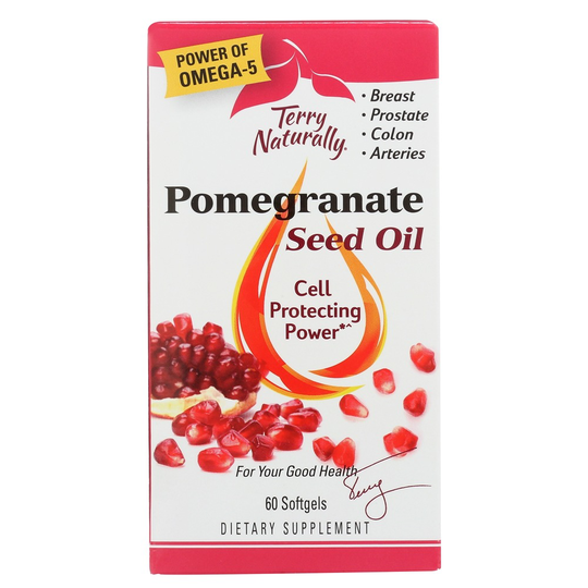 EuroPharma - Terry Naturally Pomegranate Seed Oil - 60 Softgels PomXtra