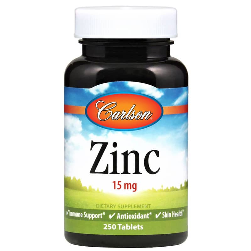Carlson Labs Zinc 15 Mg 250 Tablets