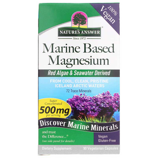 Natures Answer Marine Based Magnesium 90 Veg Capsules