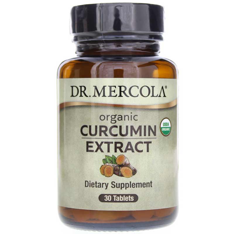 Dr. Mercola Organic Curcumin Extract 30 Tablets