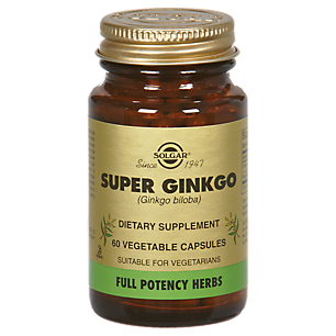 Super Ginkgo - Full Potency (60 Vegetarian Capsules)
