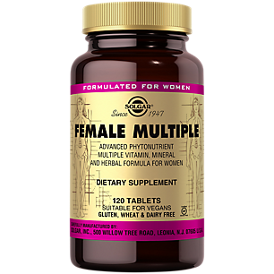 Female Multiple - Multivitamin, Mineral & Herbal Formula for Women (120 Tablets)