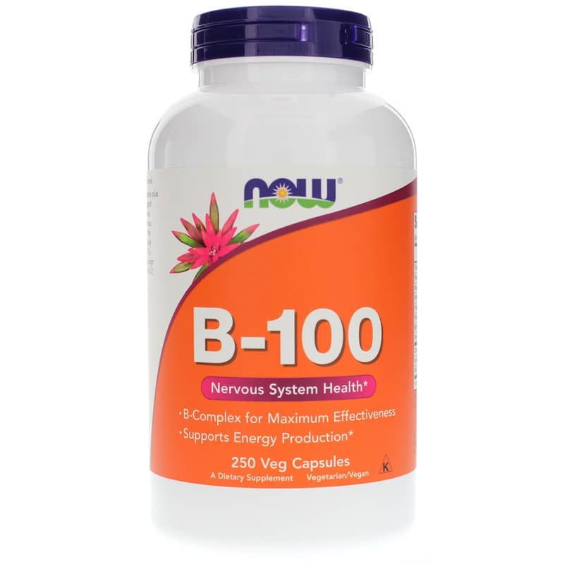 NOW Foods B-100 250 Veg Capsules