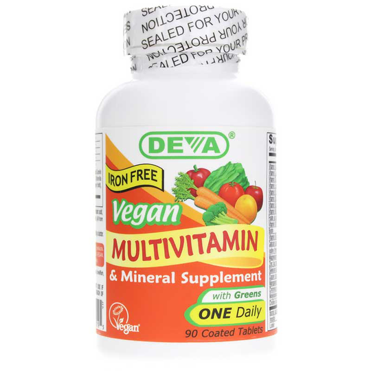 Deva Nutrition Vegan 1 Daily Multi Iron Free 90 Tablets