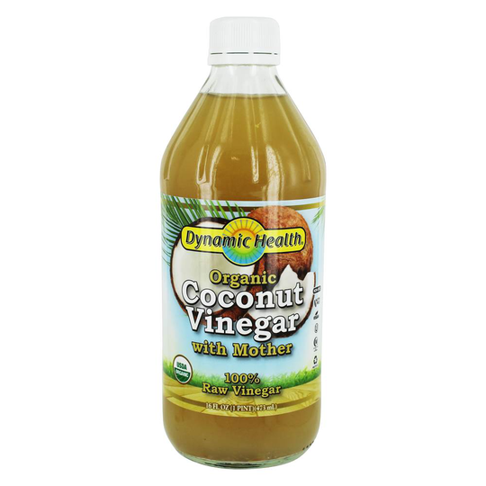 Dynamic Health - Organic Coconut 100 Raw Vinegar with Mother - 16 fl. oz.