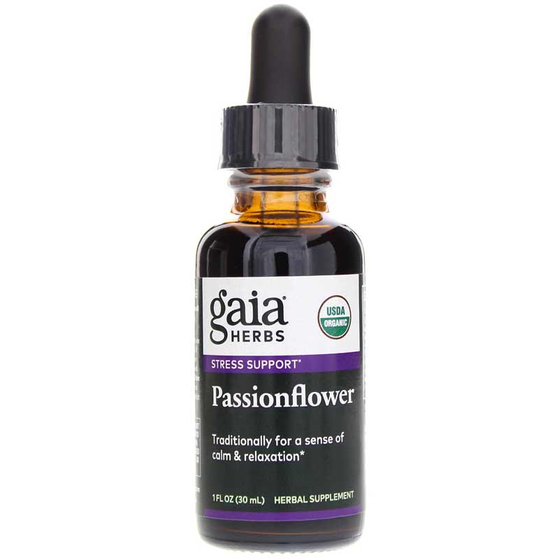 Gaia Herbs Passionflower Certified Organic 1 Oz
