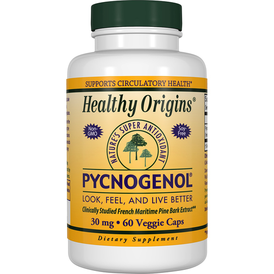 Healthy Origins - Pycnogenol 30 mg. - 60 Vegetarian Capsules