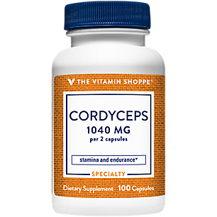 Cordyceps Mushroom Supplement 1,040 MG - Supports Stamina and Endurance (100 Capsules)