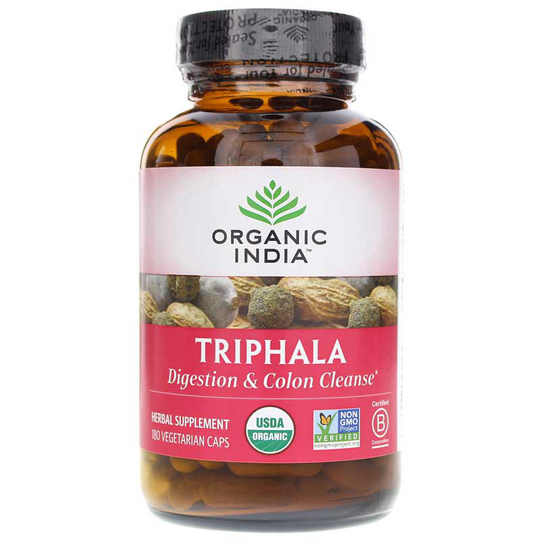 Organic India Triphala Certified Organic 180 Veg Capsules