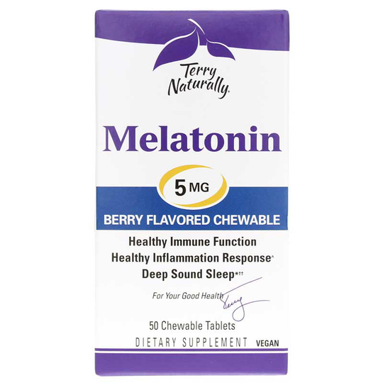 Terry Naturally Melatonin 5 Mg 50 Chewable Tablets