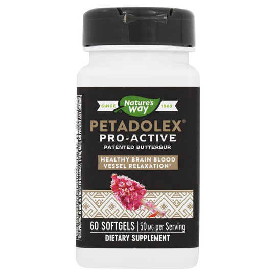 Nature's Way - Petadolex Pro-Active Healthy Brain Support 50 mg. - 60 Softgels