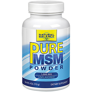 Pure MSM Powder - 1,000 MG - Unflavored (113 Servings)