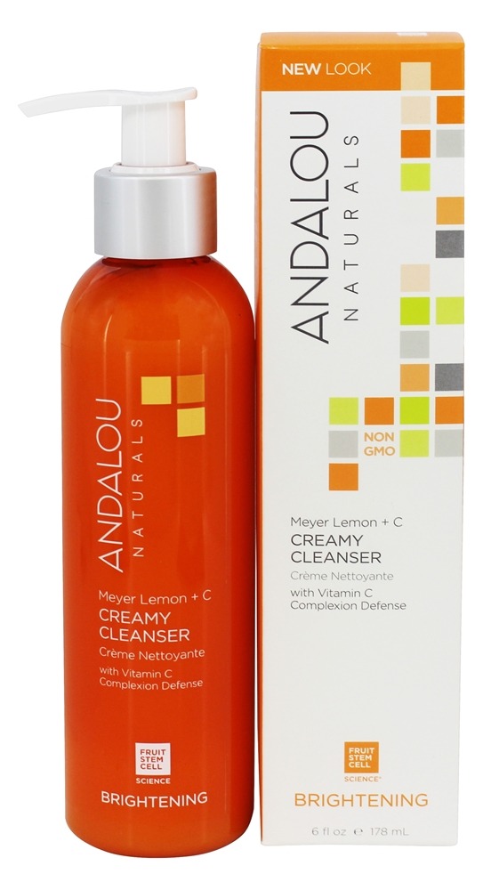 Andalou Naturals - Brightening Meyer Lemon Creamy Cleanser - 6 fl. oz.
