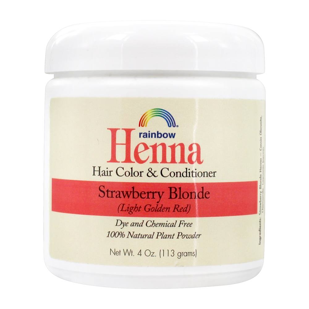 Rainbow Research - Henna Hair Color & Conditioner Strawberry Blonde - 4 oz.