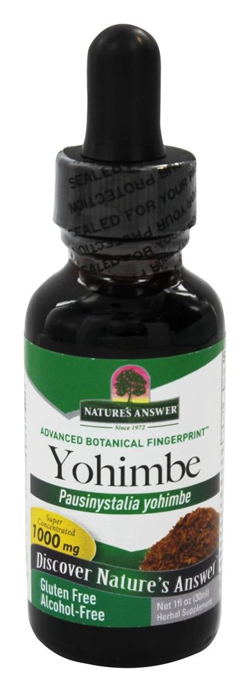 Nature's Answer - Yohimbe Bark Alcohol Free - 1 fl. oz.