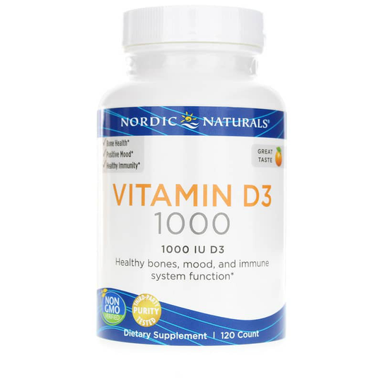 Nordic Naturals Vitamin D3 1000 IU 120 Softgels
