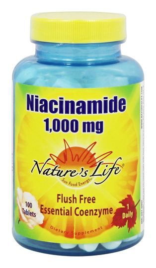Nature's Life - Niacinamide 1000 mg. - 100 Tablets