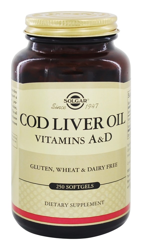 Solgar - Norwegian Cod Liver Oil - 250 Softgels