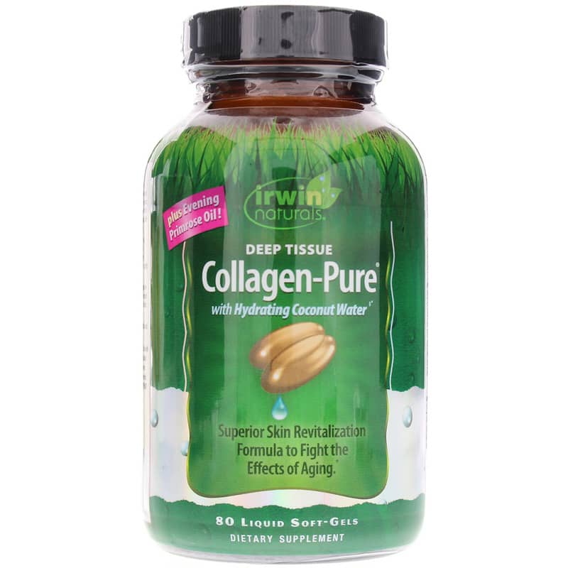 Irwin Naturals Deep Tissue Collagen-Pure 80 Liquid Softgels