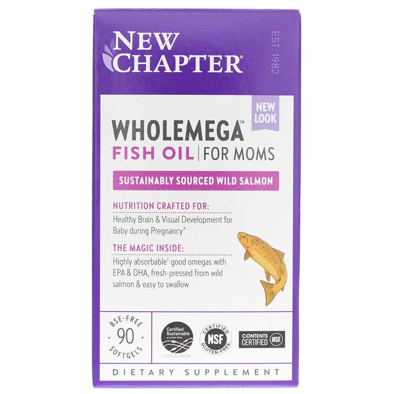 New Chapter Wholemega for Moms 90 Softgels