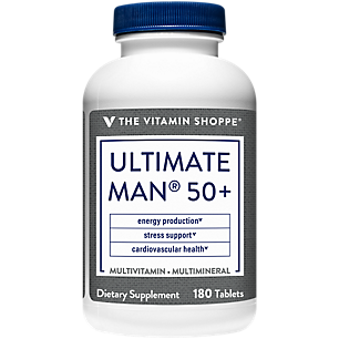 Ultimate Man 50+ - Energy Production, Stress & Immune Support (180 Tablets)