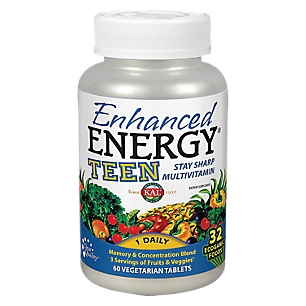 Enhanced Energy Teen Multivitamin (60 Vegetarian Tablets)