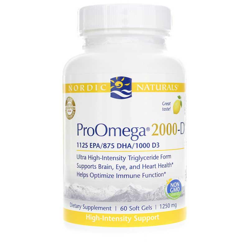 Nordic Naturals ProOmega 2000-D 60 Softgels