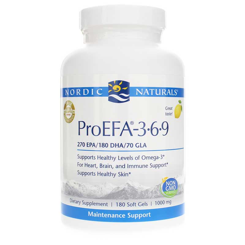 Nordic Naturals ProEFA-3-6-9 180 Softgels