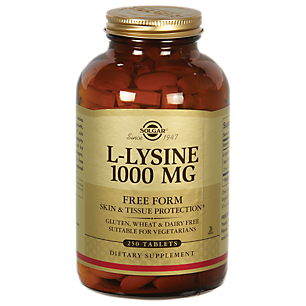 L-Lysine - Free Form - 1,000 MG (250 Tablets)
