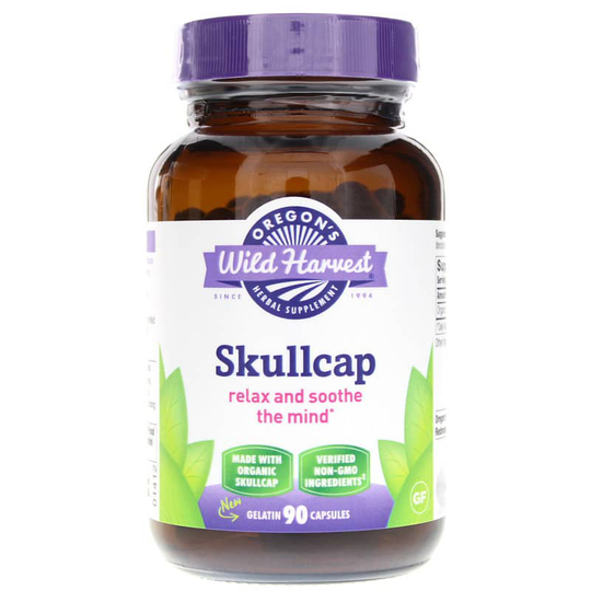 Oregons Wild Harvest Skullcap 90 Gel Capsules