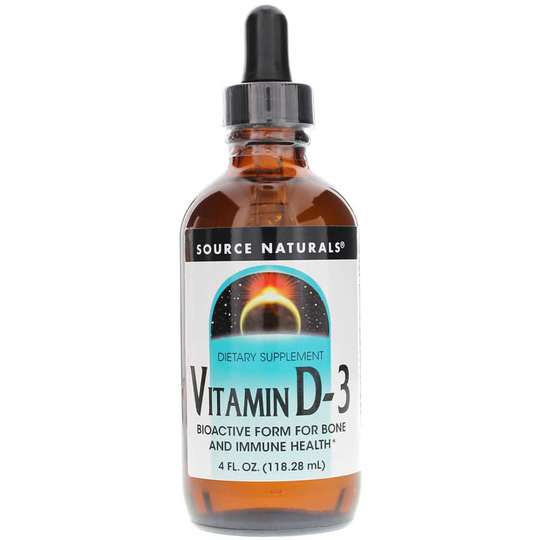 Source Naturals Vitamin D-3 Liquid 4 Oz