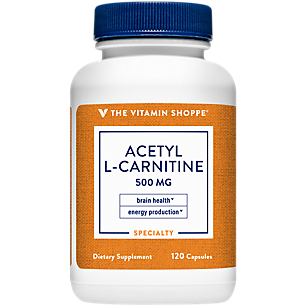 Acetyl-L-Carnitine - Supports Energy Production & Brain Health - 500 MG (120 Capsules)