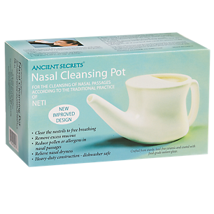 Nasal Cleansing Pot - Cleaning of Nasal Passages by the Traditional Neti Practice