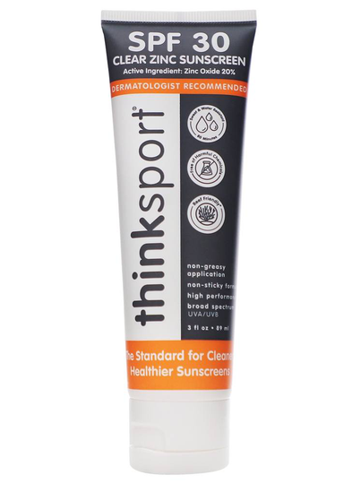 Thinksport - Clear Zinc Sunscreen 30 SPF - 3 fl. oz.