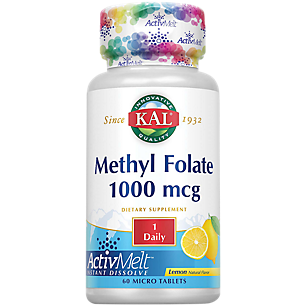 Methyl Folate - Instant Dissolve - Natural Lemon Flavor (60 Micro Tablets)