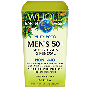 Whole Earth & Sea Mens 50+ Multivitamin & Mineral