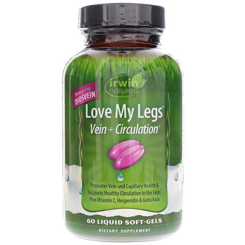 Irwin Naturals Love My Legs Vein + Circulation 60 Liquid Softgels