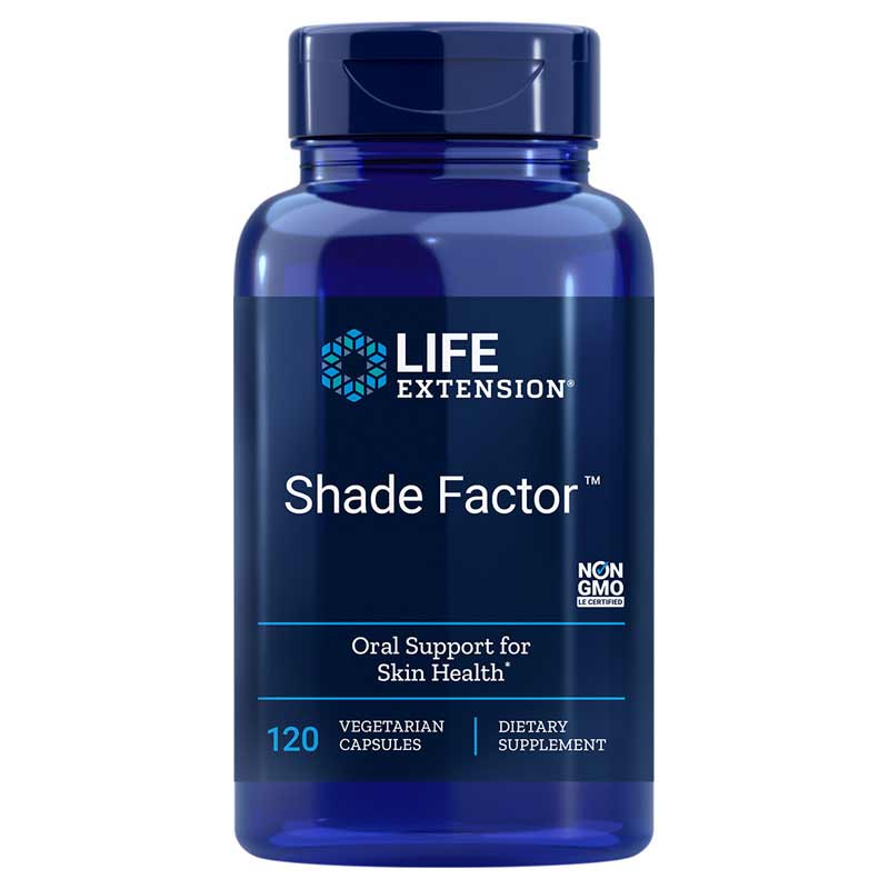 Life Extension Shade Factor for Skin Health 120 Veg Capsules