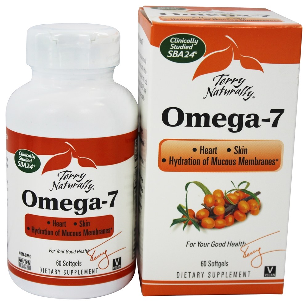 EuroPharma - Terry Naturally Omega-7 1000 mg. - 60 Softgels